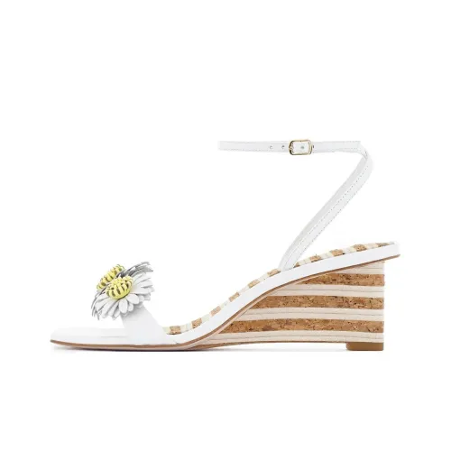 SOPHIA WEBSTER Margarita One Ремешок Сандалии 6 см Женские Белые