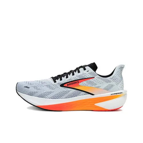 Brooks Hyperion Slip-resistant Abrasion-resistant Low Top Marathon Running Shoes Men's Blue Red Black Брэдс Брукс Гиперион Противоскользящий Устойчивый к истиранию Низкий Топ Марафон Беговые Кроссовки Мужские Синий Красный Черный