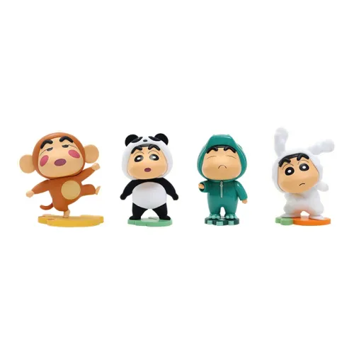 52TOYS Карандаш SHIN Chan Животные Cha Слепые коробки Один Mystery Коробка Целая коробка 4 шт