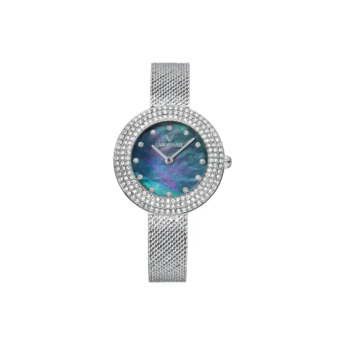 FAIRWHALE Smart Series Кварцевый механизм Металлический ремешок Часы для женщин Жемчужная раковина Циферблат