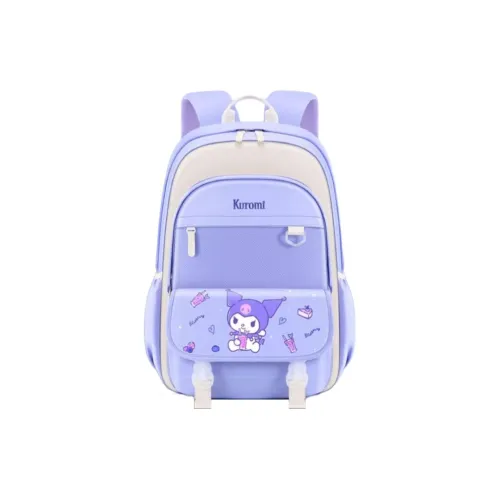 Sanrio Polyester Backpack Unisex Blue Purple