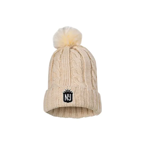 nike Акриловые шапки-бини унисекс овсяного цвета