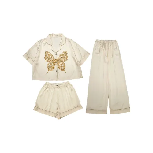 Vine Color Пижамный комплект Женские Экрю