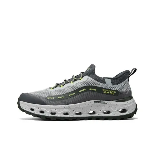 Skechers Outdoor Casual Обувь Низкий Топ Серый Желтый Мужской