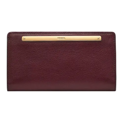 FOSSIL Кожа Кошелек Женские Mahogany