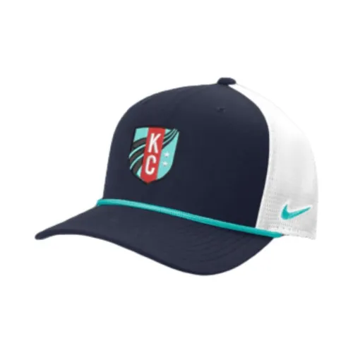 nike Полиэстер Кепки Унисекс Морской Синий