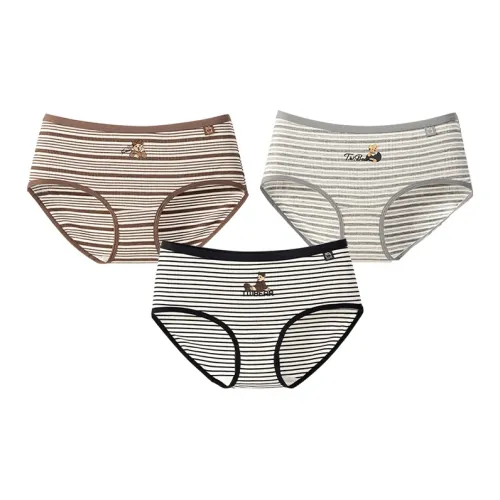 Teenie Weenie Женское нижнее белье 3 упаковки смешанные цвета