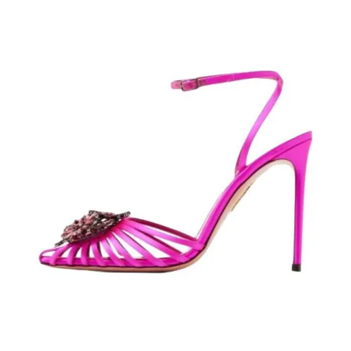 AQUAZZURA Margarita One Ремень Сандалии 10,5 см Женские Розовые