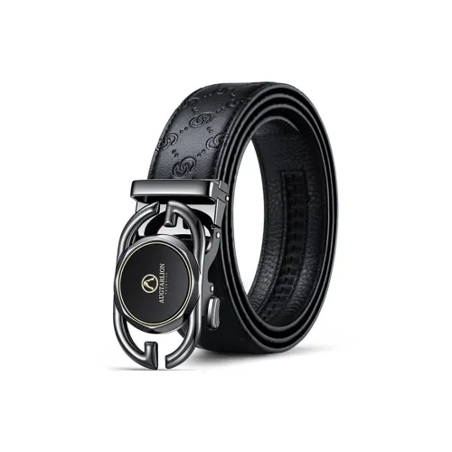 AUGTARLION Повседневный Коммутирование С принтом брюки с автоматической застежкой ремешок на талии мужские 3,5 см