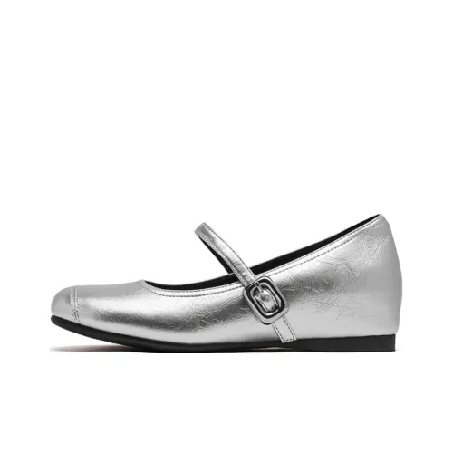 AGSDON Платформа Туфли Мэри Джейн 4,5 см Женские