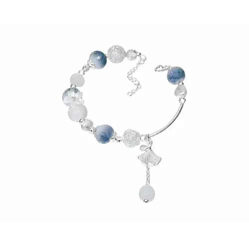 MUYAN Цветное стекло Облако Перо Нефритовый Браслет Женские