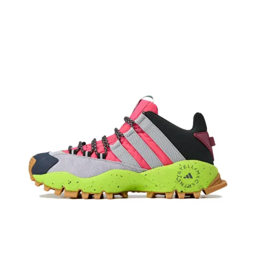 ADIDAS NEO Устойчивая к истиранию низкая походная обувь Женская Розовая Зеленая