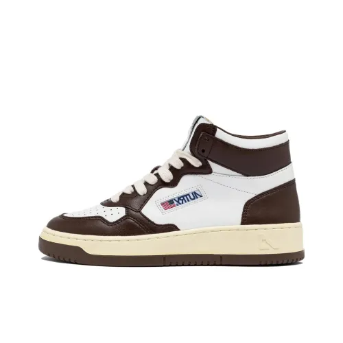 AUTRY Medalist High Топ Скейтборд Кроссовки Мужские Белый Умбра