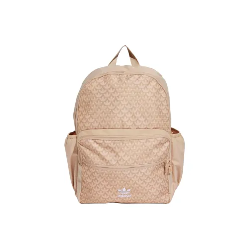 Adidas Originals Polyester Backpack Standard Unisex Iridescent Beige