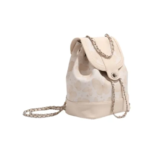 HACIN Рюкзак из искусственной кожи женский абрикосовый