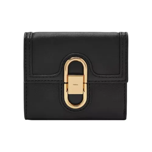 FOSSIL Кожа Кошелек Женские Черный
