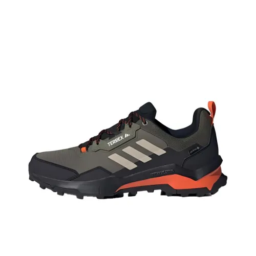 adidas Terrex Ax4 Противоскользящий Устойчивый к истиранию Низкий Топ Походная обувь Мужская Оливковый
