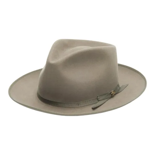 STETSON Beaver Felt Hats Unisex Gray Green STETSON Бобр Фетровые Шляпы Унисекс Серый Зеленый