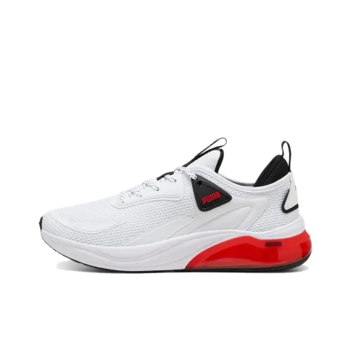 PUMA Cell Thrill Shock Absorbers Slip-resistant Abrasion-resistant Low Top Casual Running Shoes Unisex White PUMA Cell Thrill Shock Absorbers Противоскользящие устойчивые к истиранию низкий топ повседневные беговые кроссовки унисекс белый