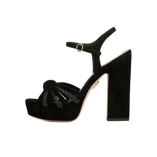 Veronica Beard Flavia One Ремень Сандалии 12 см Женские Черные