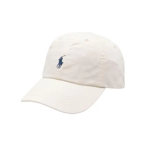 Polo Ralph Lauren Хлопок Кепки Унисекс Травяной Молочный Белый