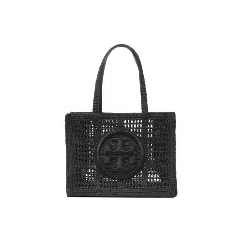TORY BURCH Ella Raffia Сумка Маленькая Женская Черная