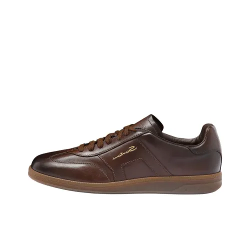 Santoni Скейтборд Кроссовки Низкие Коричневые Мужские