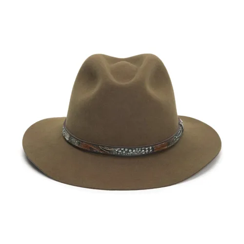 STETSON Felt Hats Caps Unisex Tan