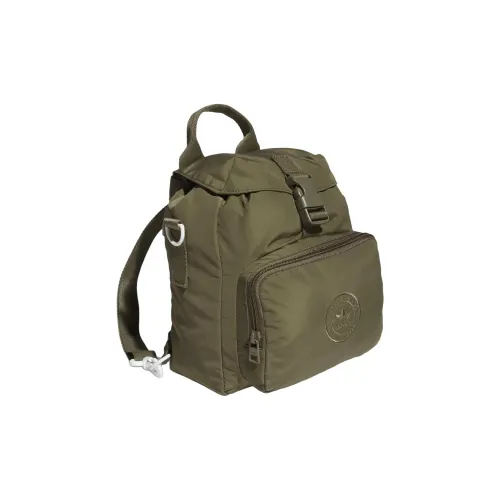 Adidas Originals Переработанный полиэстер Портативная сумка через плечо мини унисекс оливковый