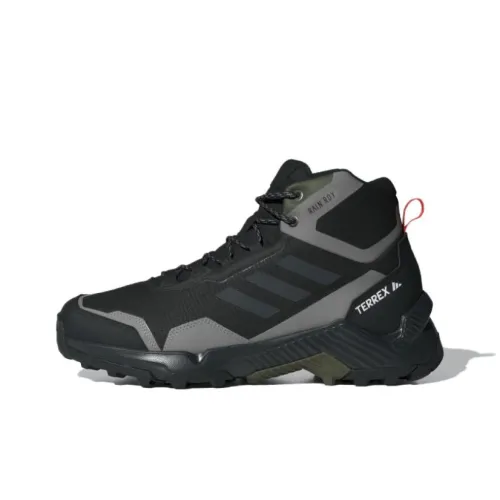 adidas Terrex Eastrail 2,0 Slip-Resistant Abrasion-Resistant MID Топ Походная обувь Мужская Черный Серый