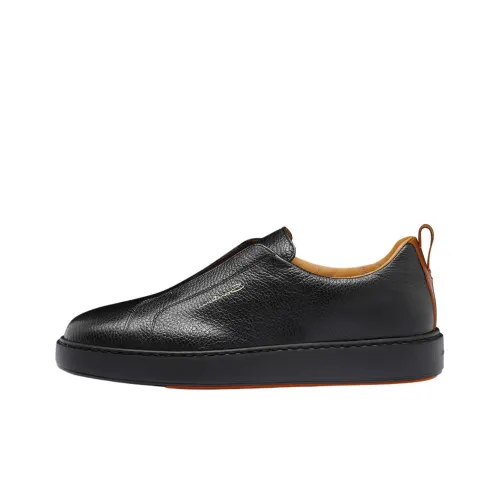 Santoni Скейтборд Кроссовки Низкие Черные Мужские