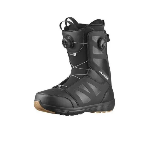 SALOMON Термический Устойчивый к истиранию Амортизация Crew Сноубутсы Мужской Черный