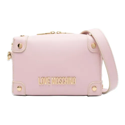LOVE MOSCHINO Полиуретан Сумка через плечо Женская Розовая
