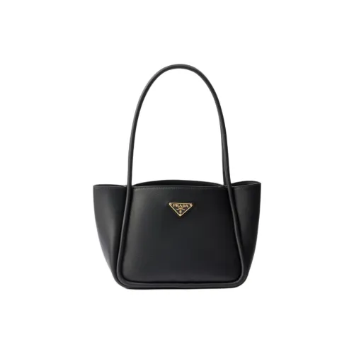 PRADA GRAIN LEATHER Одно плечо Сумка Мини Женская Черная