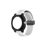 Складной магнитный ремешок - силиконовый дышащий ремешок [белый]