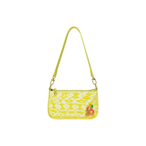 MACK JODAER Синтетическая кожа Ручная Сумка на плечо Женская Желтая