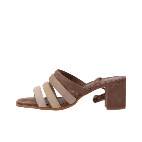 ALOHAS One Ремешок Сандалии 6,5 см Женские Бежевые