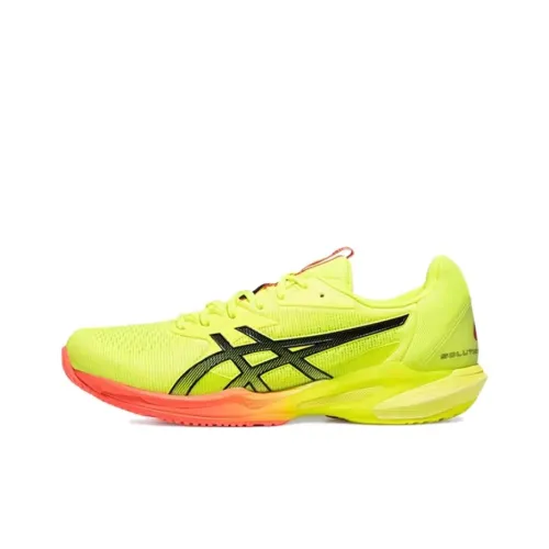 Asics Solution Speed FF 3 Теннисные кроссовки Низкий топ Желтый Черный Мужской