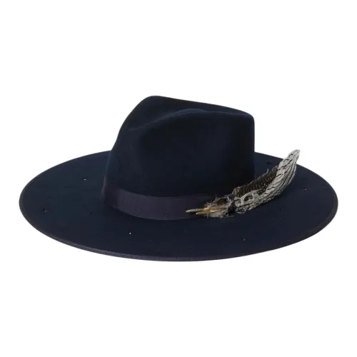 STETSON Felt Hats Caps Unisex Navy Blue STETSON Фетровые шляпы и кепки унисекс морской синий