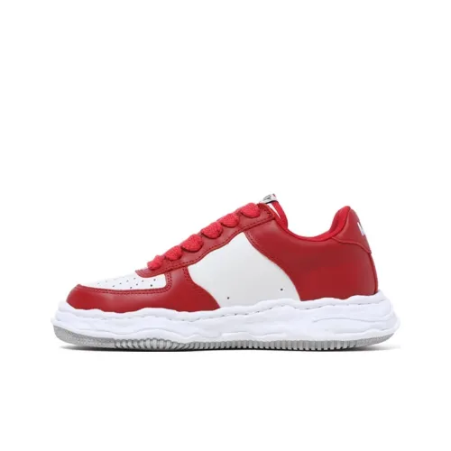 MIHARA YASUHIRO WAYNE Низкие Кроссовки для Скейтбординга Унисекс Красные