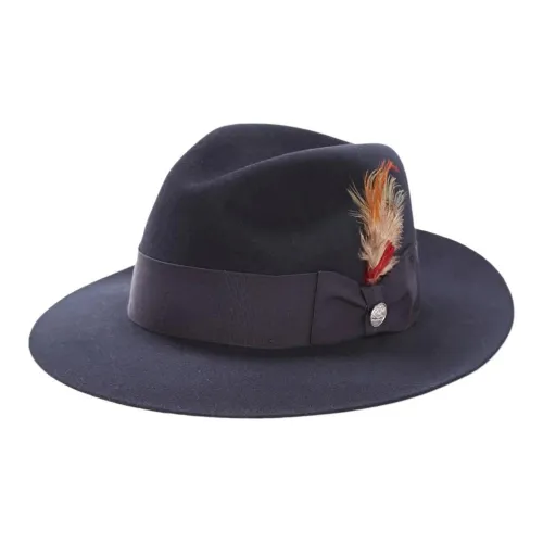 STETSON Felt Hats Caps Unisex Navy Blue STETSON Фетровые шляпы и кепки унисекс морской синий