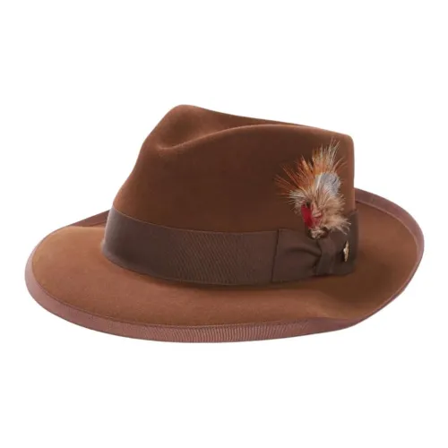 STETSON Felt Hats Caps Unisex Темный Умбра