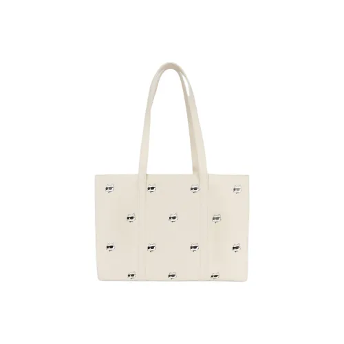 KARL LAGERFELD K Ikonik Переработанный хлопок Сумка через плечо Женская Белая