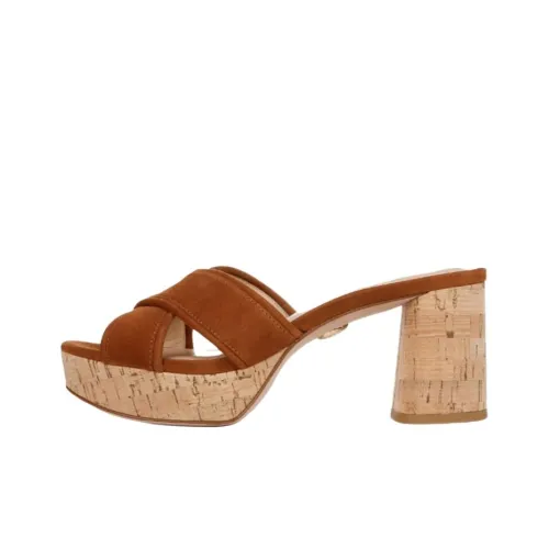 Veronica Beard Слипоны 7 см Женские Карамель