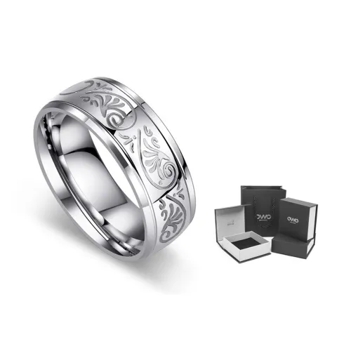 OWO Кольца из титанового стального сплава для мужчин