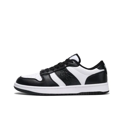 Кроссовки для скейтбординга KAPPA Low Top Черный/Белый Унисекс