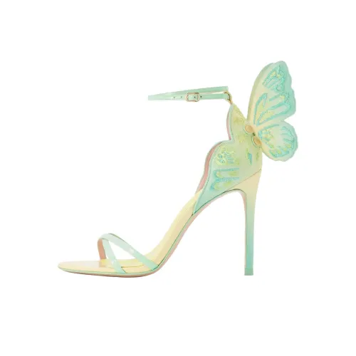 SOPHIA WEBSTER Chiara One Strap Sandals 10 см Женские Зеленые