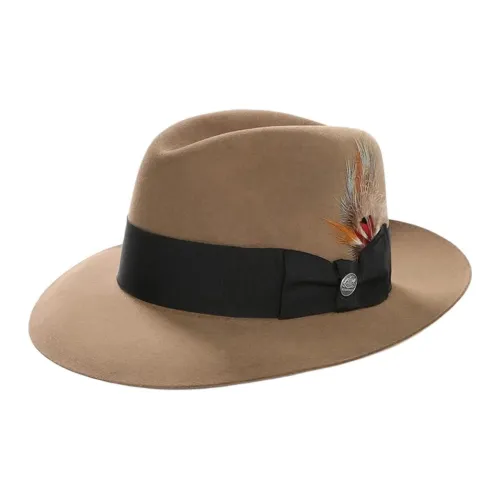 STETSON Felt Hats Caps Unisex Рыжевато-коричневый