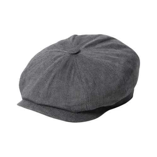 STETSON Linen Silk Berets Unisex Gray STETSON Лен Шелк Береты Унисекс Серый