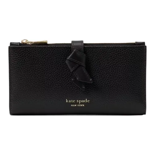 Kate Spade Кожа Кошелек Женские Черный
